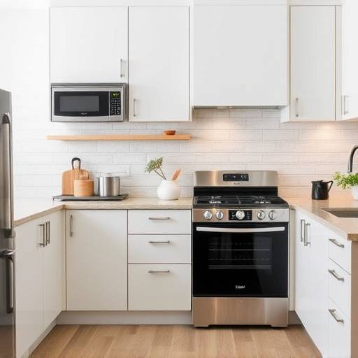 Keukenapparatuur, gefotografeerd in een moderne keuken setting, met aandacht voor de materialen en functies.